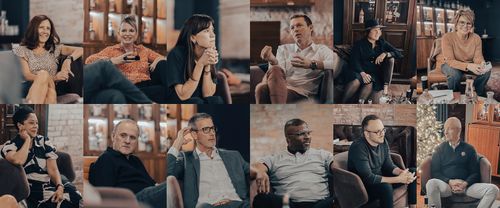 Grid of 2025 At The Table guest portraits