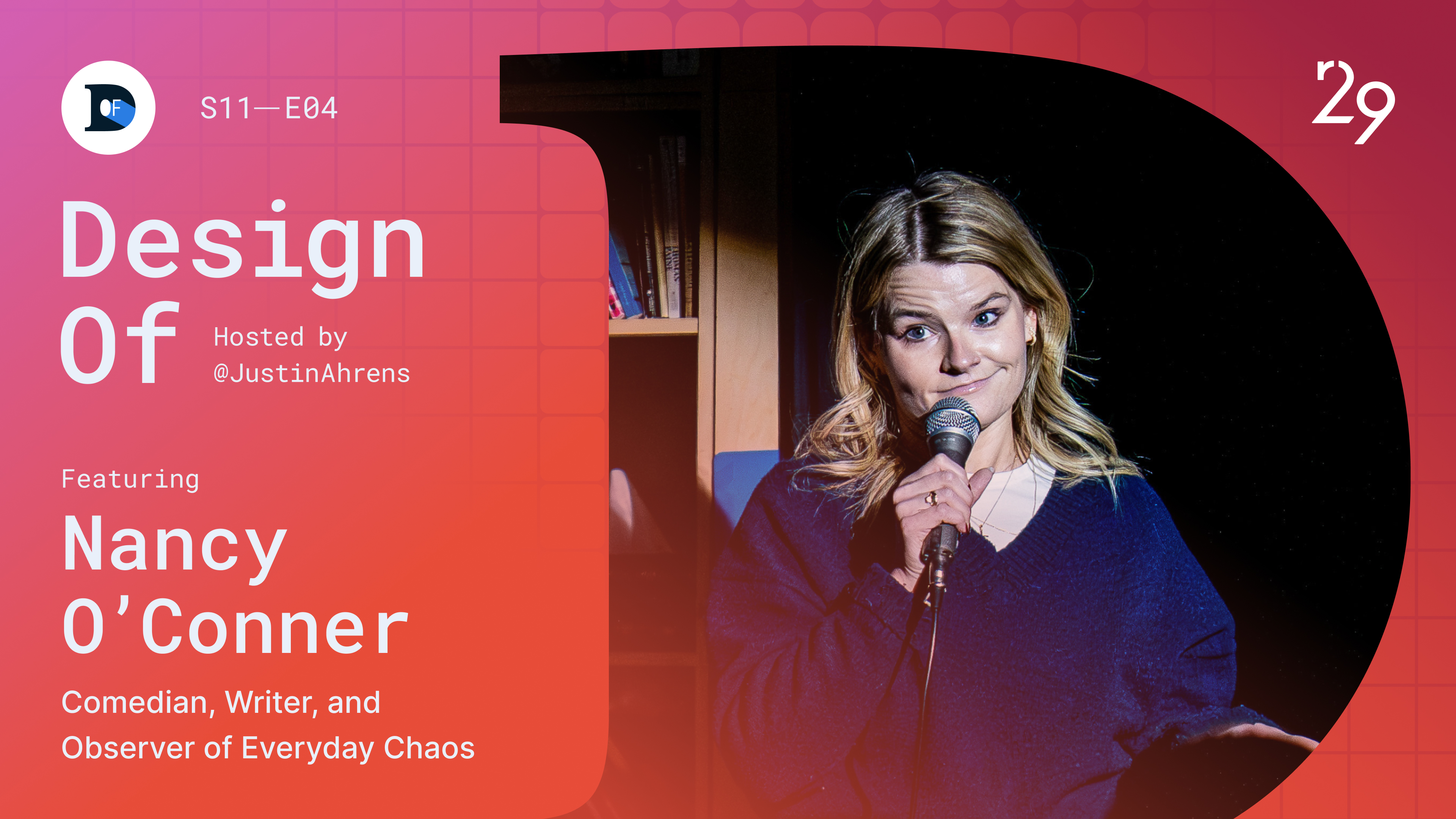 A video about S11 Episode 77: Nancy O’Connor - The Design Of Figuring It Out on Stage