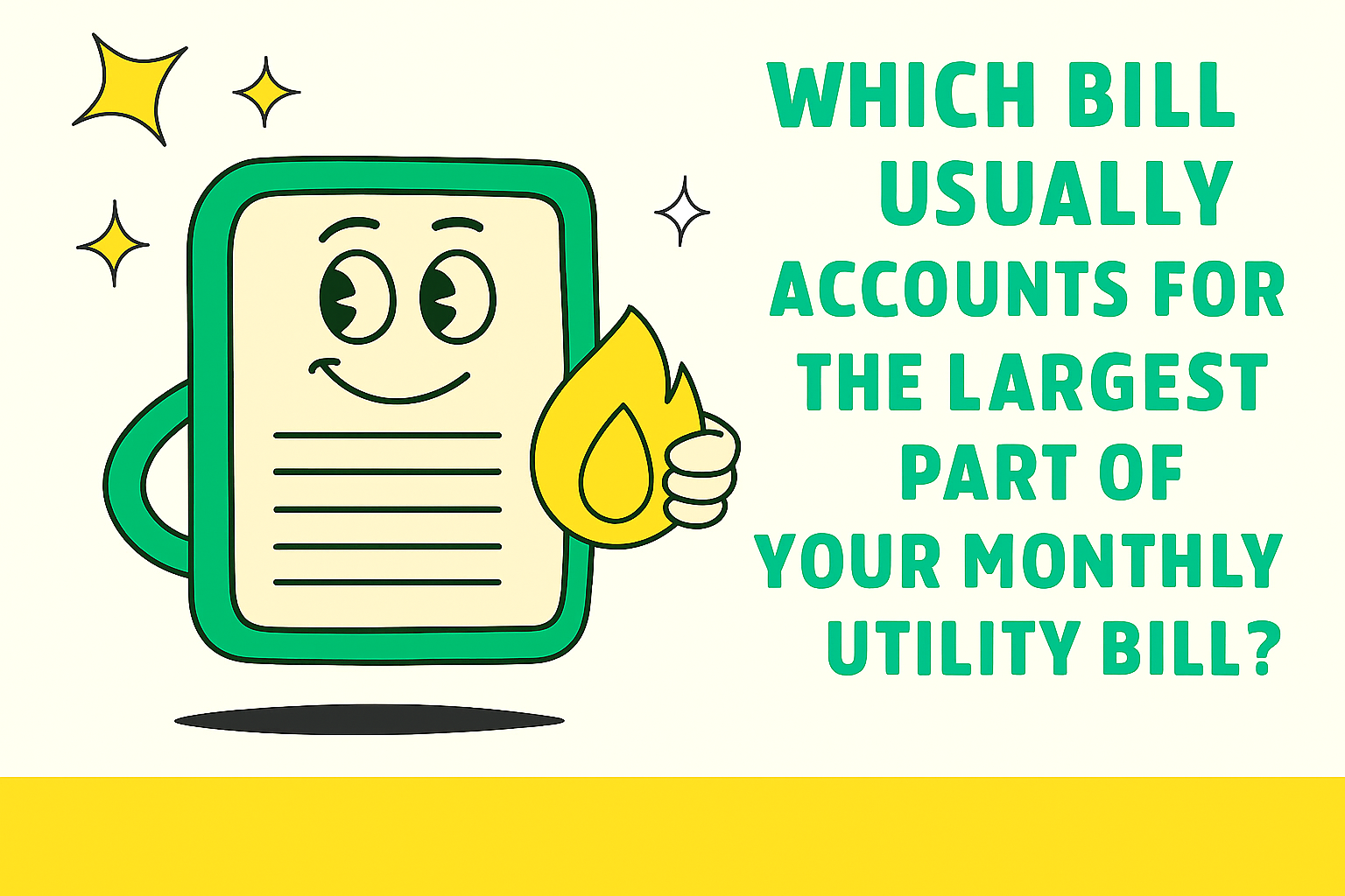 Which Bill Usually Accounts for the Largest Part of Your Monthly Utility Bill?