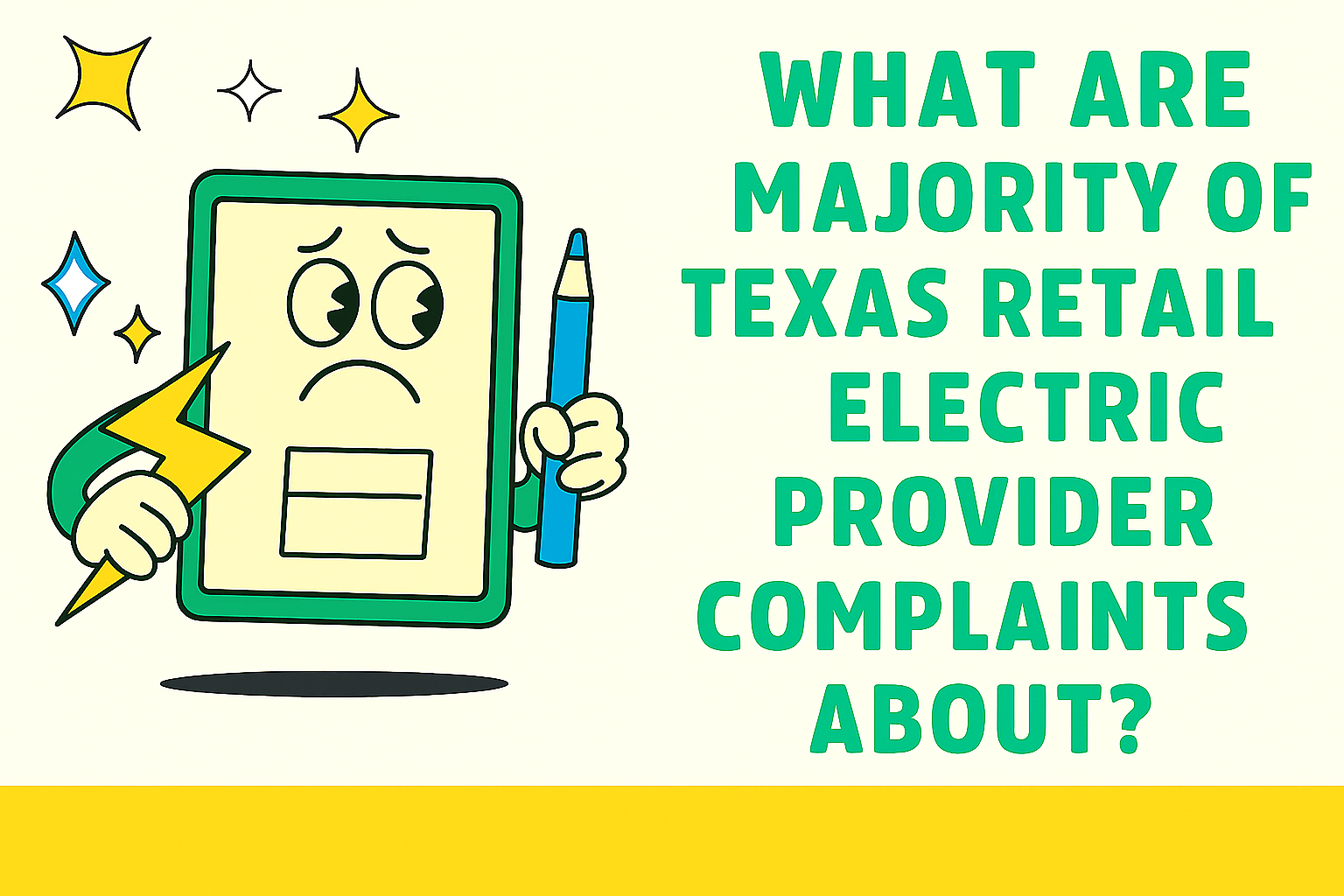 What Are Majority of Texas Retail Electric Provider Complaints About?