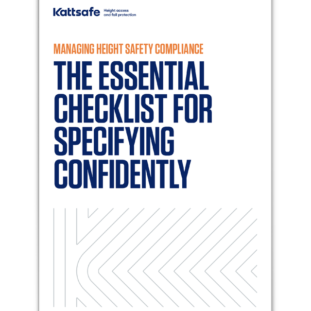 Cover of the Kattsafe specifier checklist guide