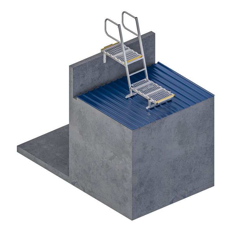 Ladder dock parapet mount Kattsafe