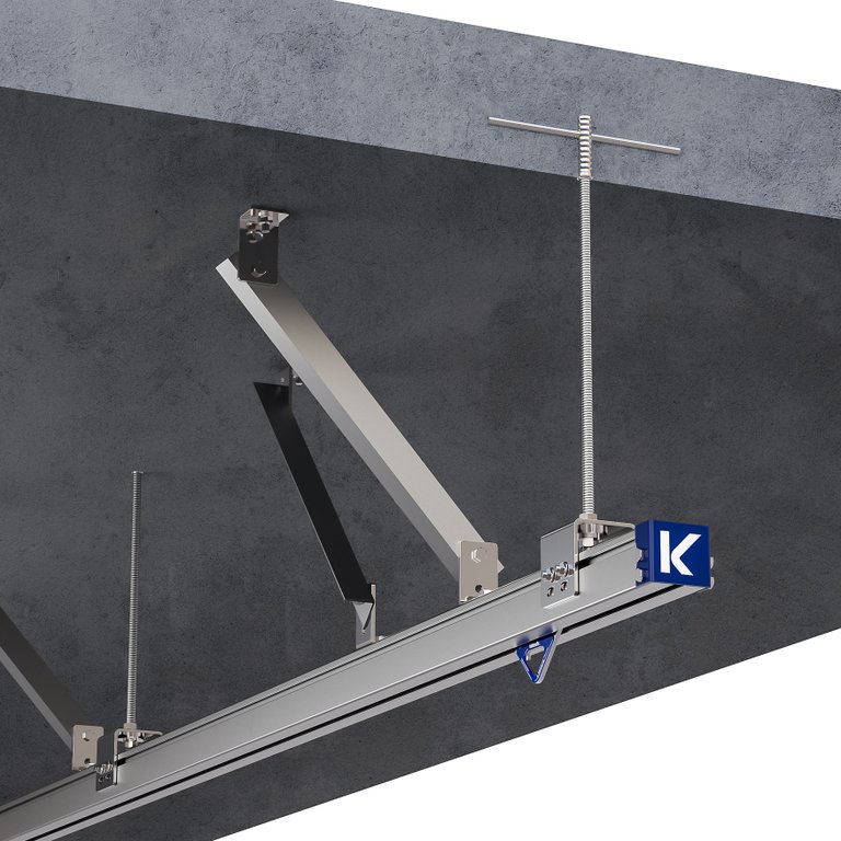 Rigid 80 rail – suspended mount | Kattsafe