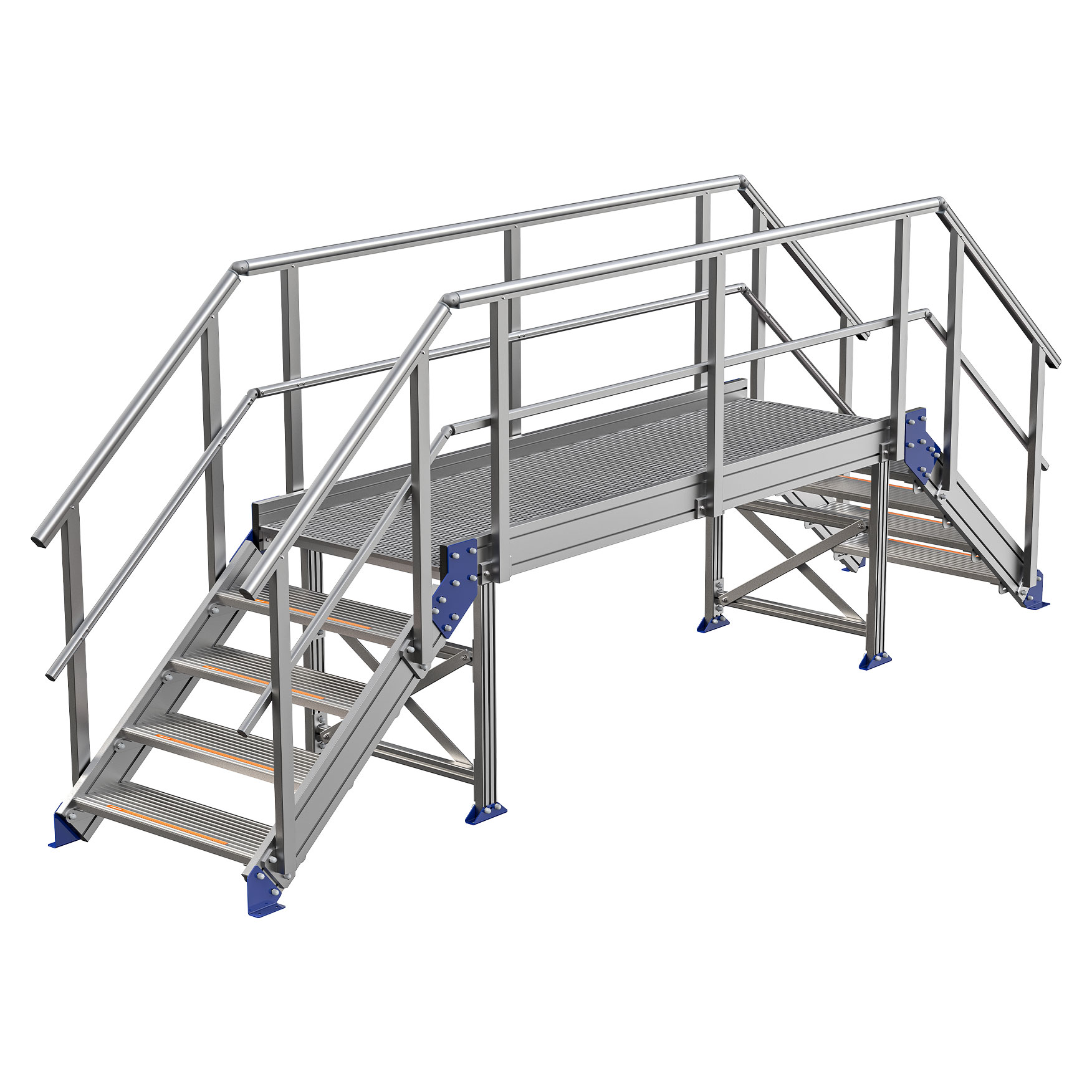 Aluminum crossover stairs | Kattsafe, image size:1752x1752