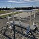 Kattsafe RL33 rung ladder vertical with 8ft walkway