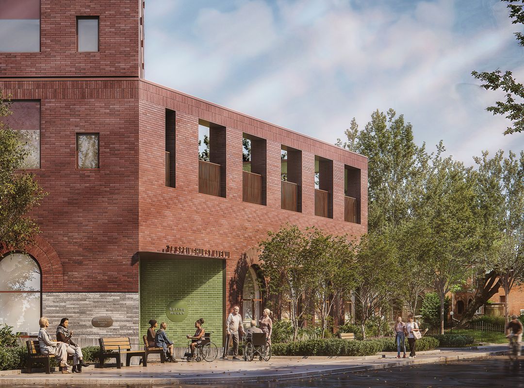architectural rendering of Spring house