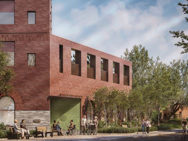architectural rendering of Spring house