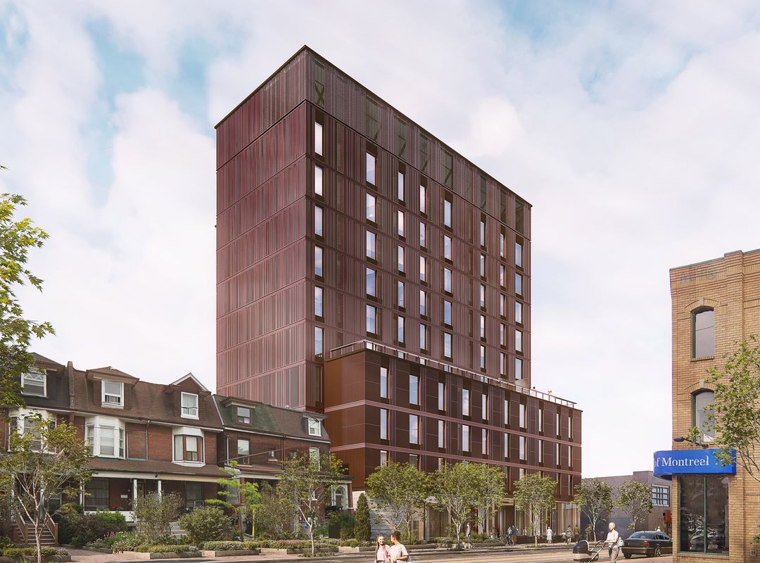 architectural rendering of 1113-1117 Dundas Street West