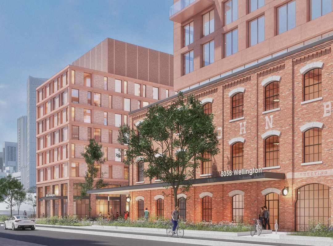 architectural rendering of 805 Wellington
