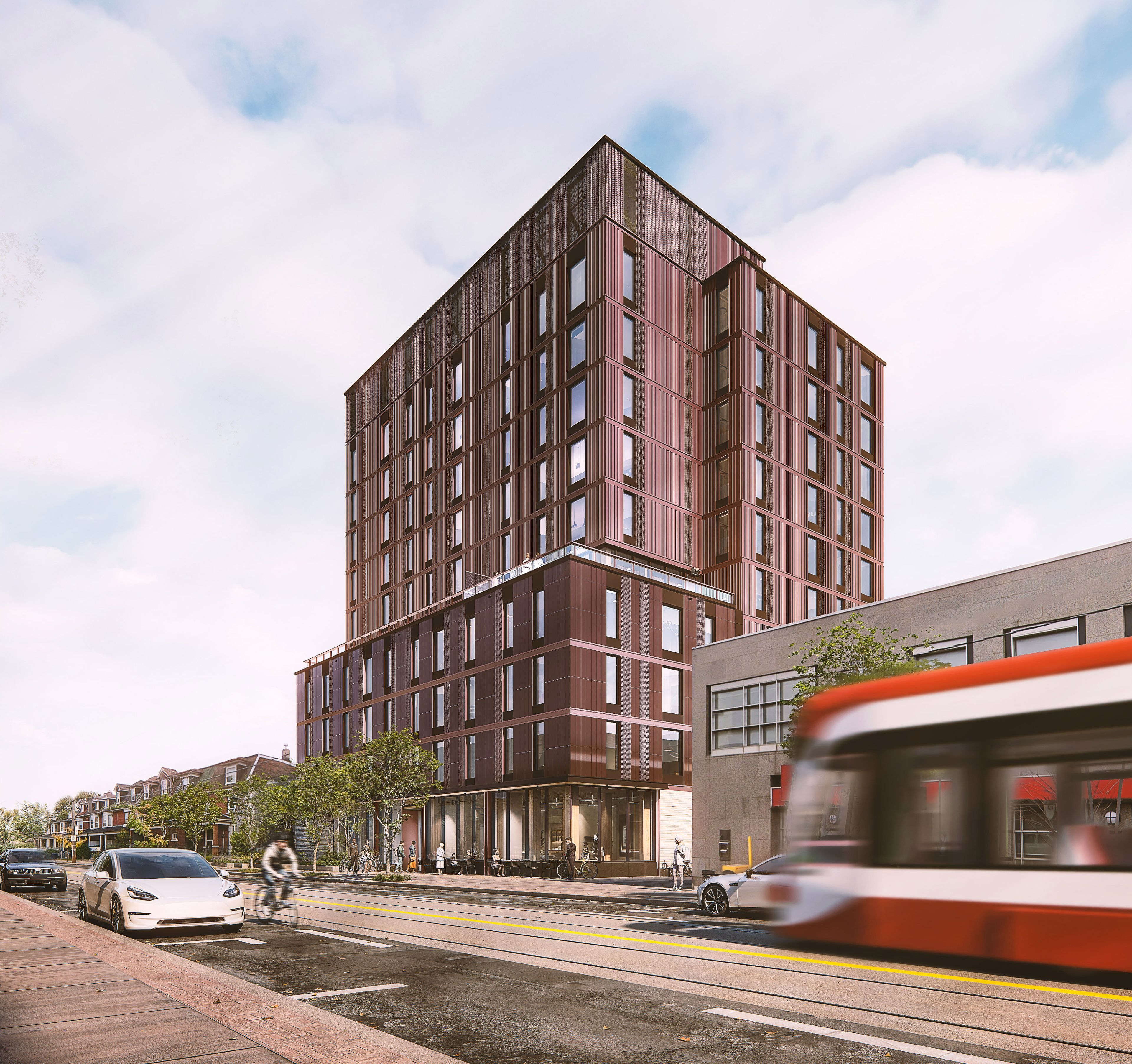 architectural rendering of 1113-1117 Dundas Street West