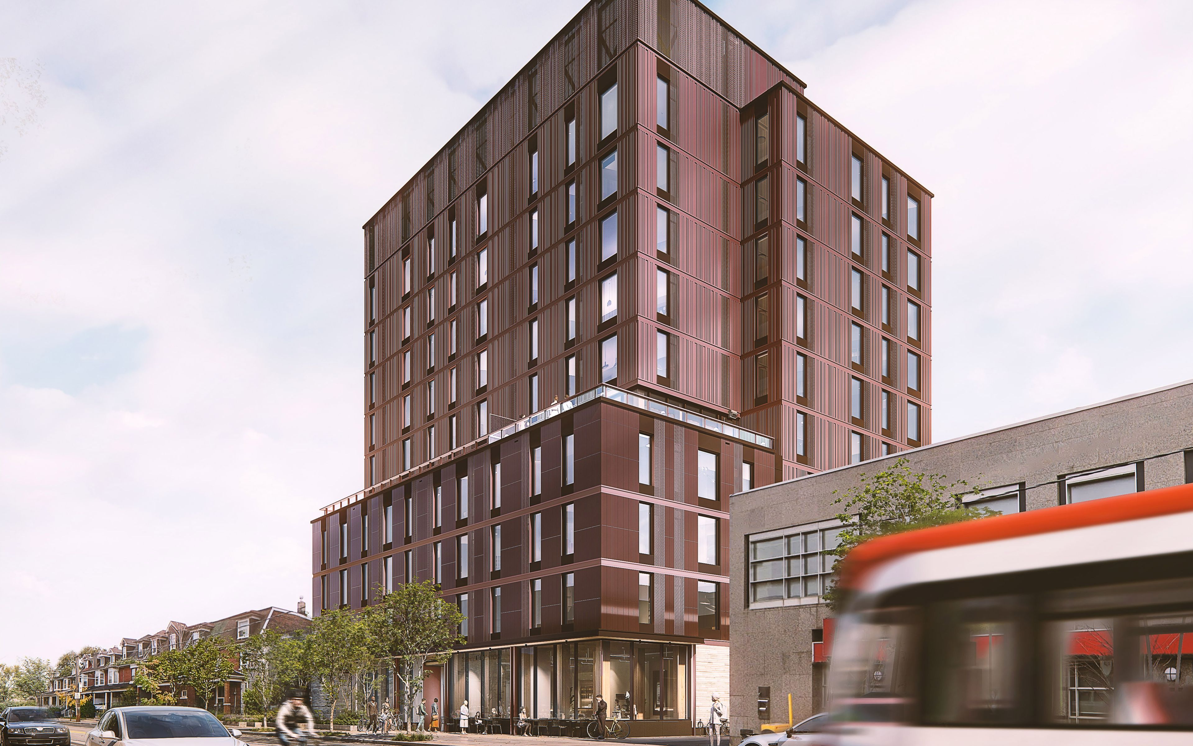 architectural rendering of 1113-1117 Dundas Street West