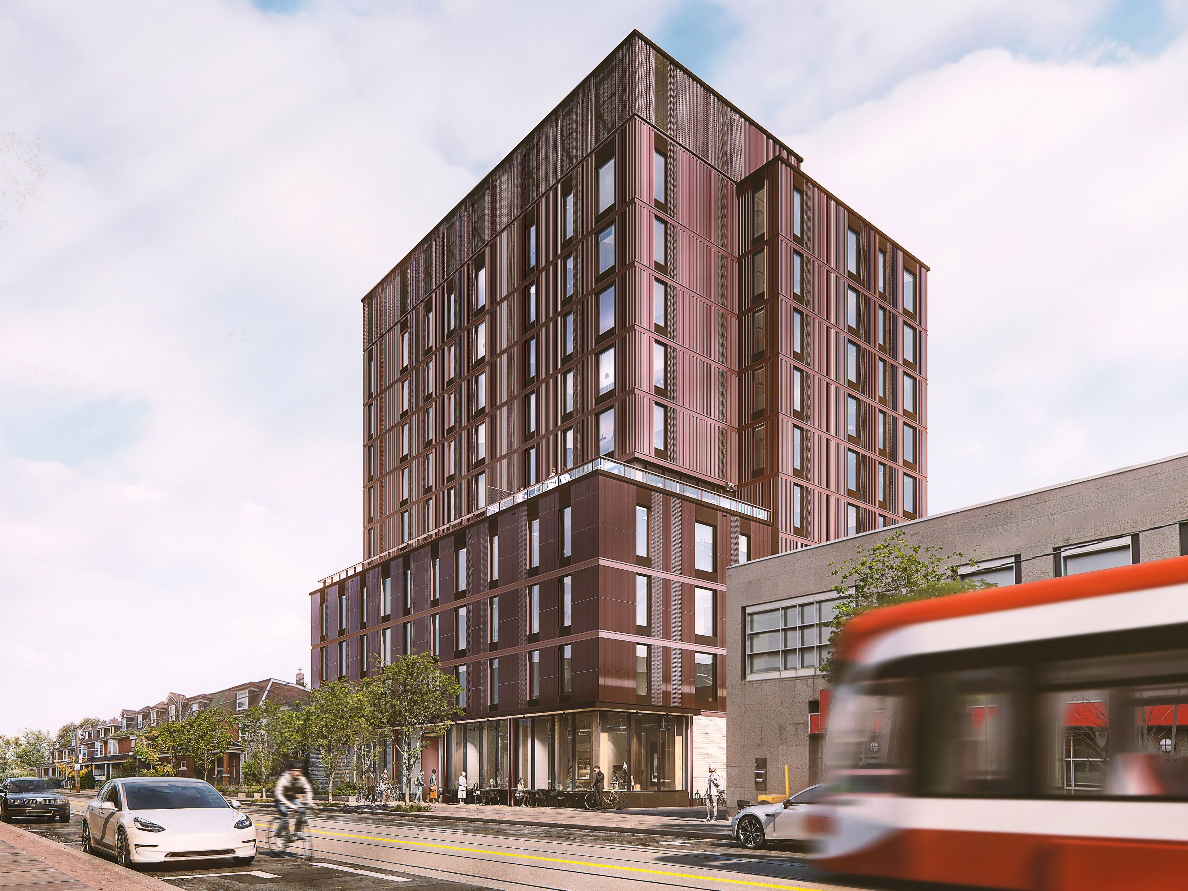 architectural rendering of 1113-1117 Dundas Street West