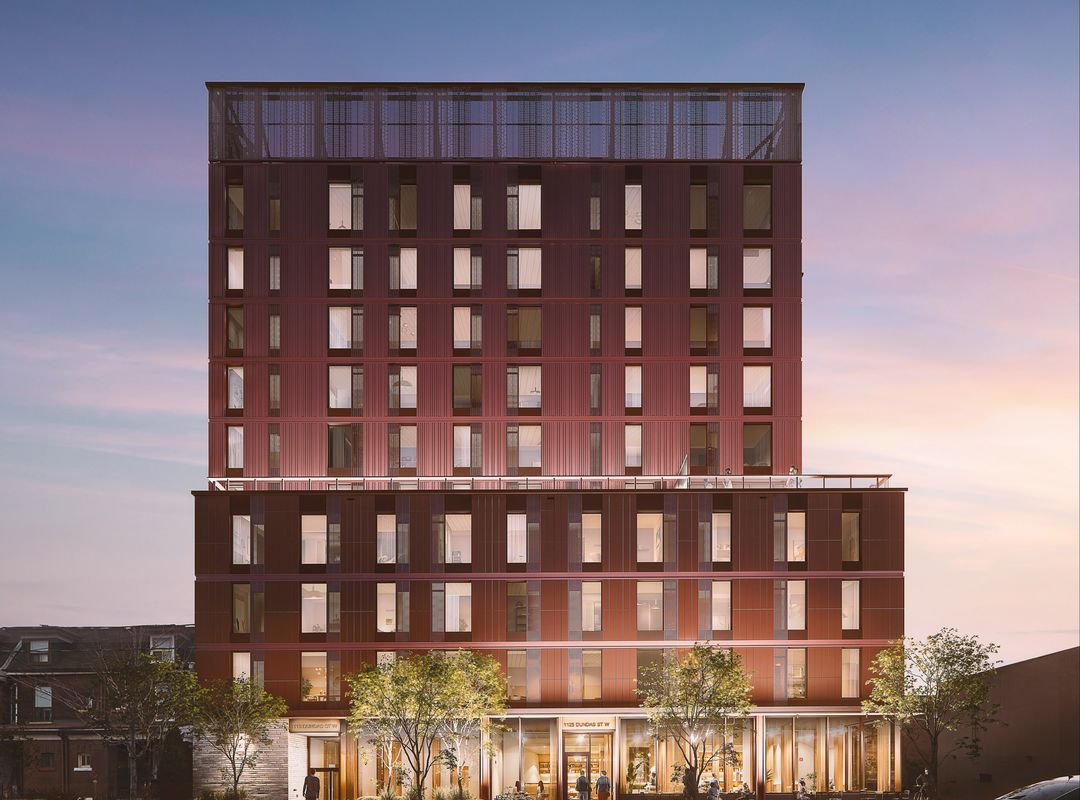 architectural rendering of 1113-1117 Dundas Street West