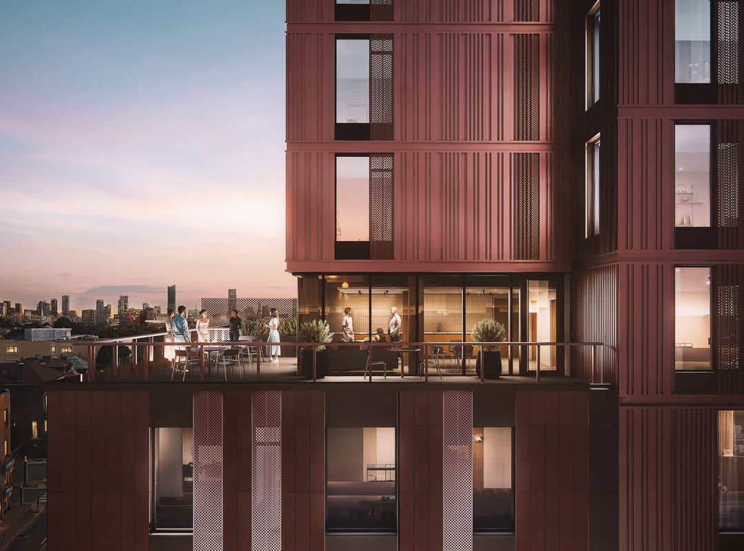 architectural rendering of 1113-1117 Dundas Street West