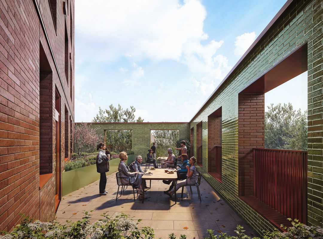 architectural rendering of Spring House