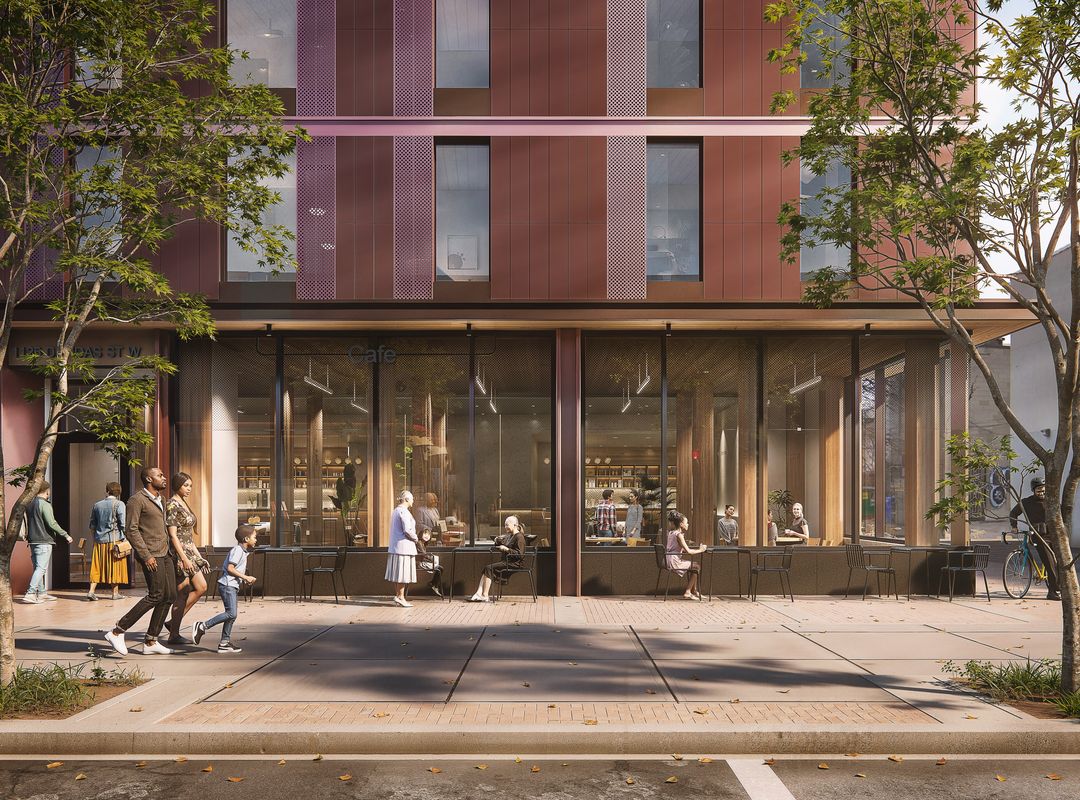 architectural rendering of 1113-1117 Dundas Street West