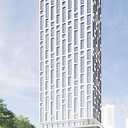 Rendering of 32-storey high-rise