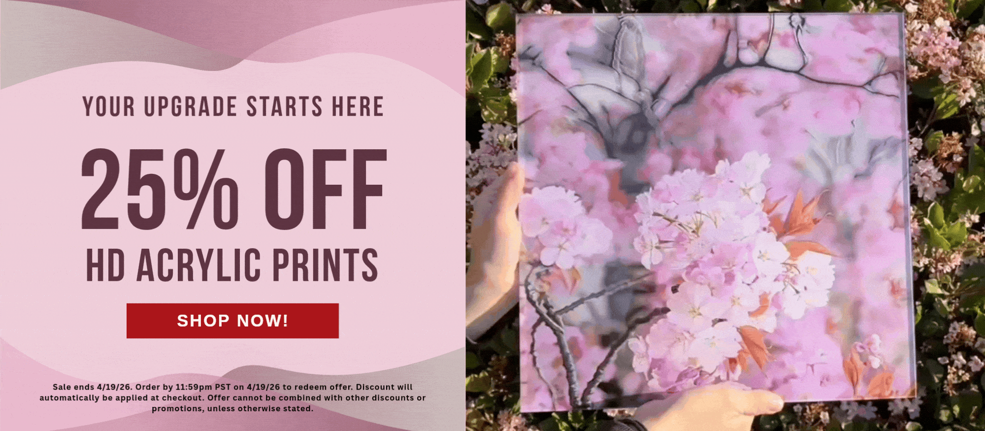 25% Off Acrylic Sale