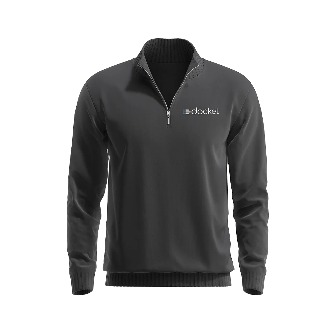 Docket quarter zip sweatshirt