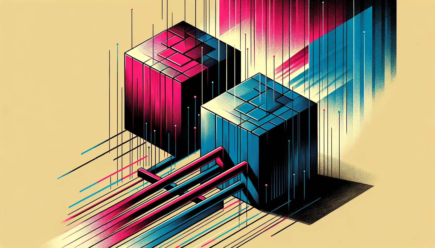 Two seperate systems connected by API