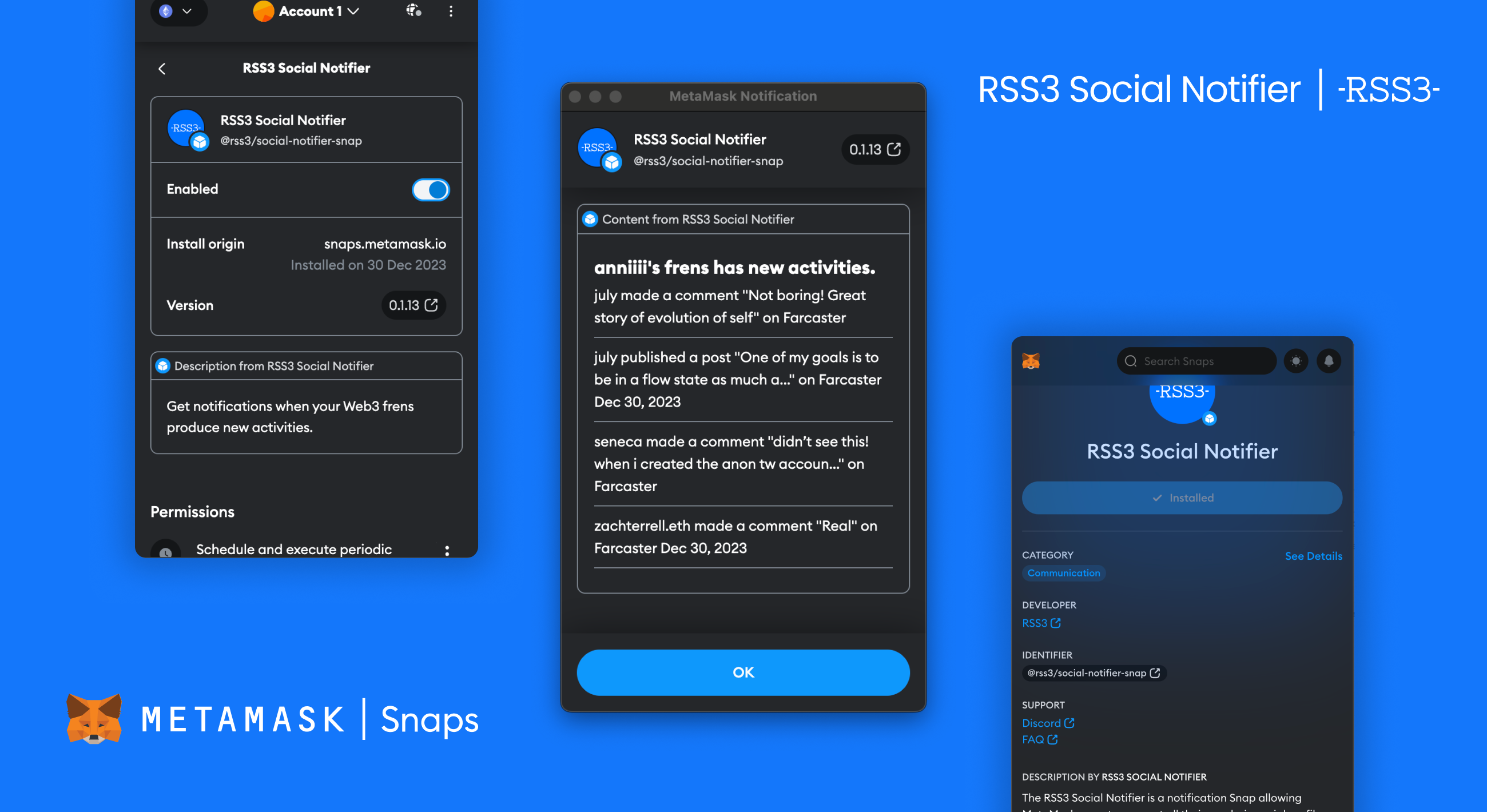 RSS3 - The Open Information Layer