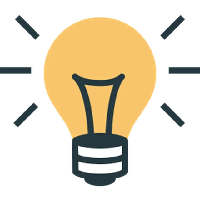 graphic of a light bulb