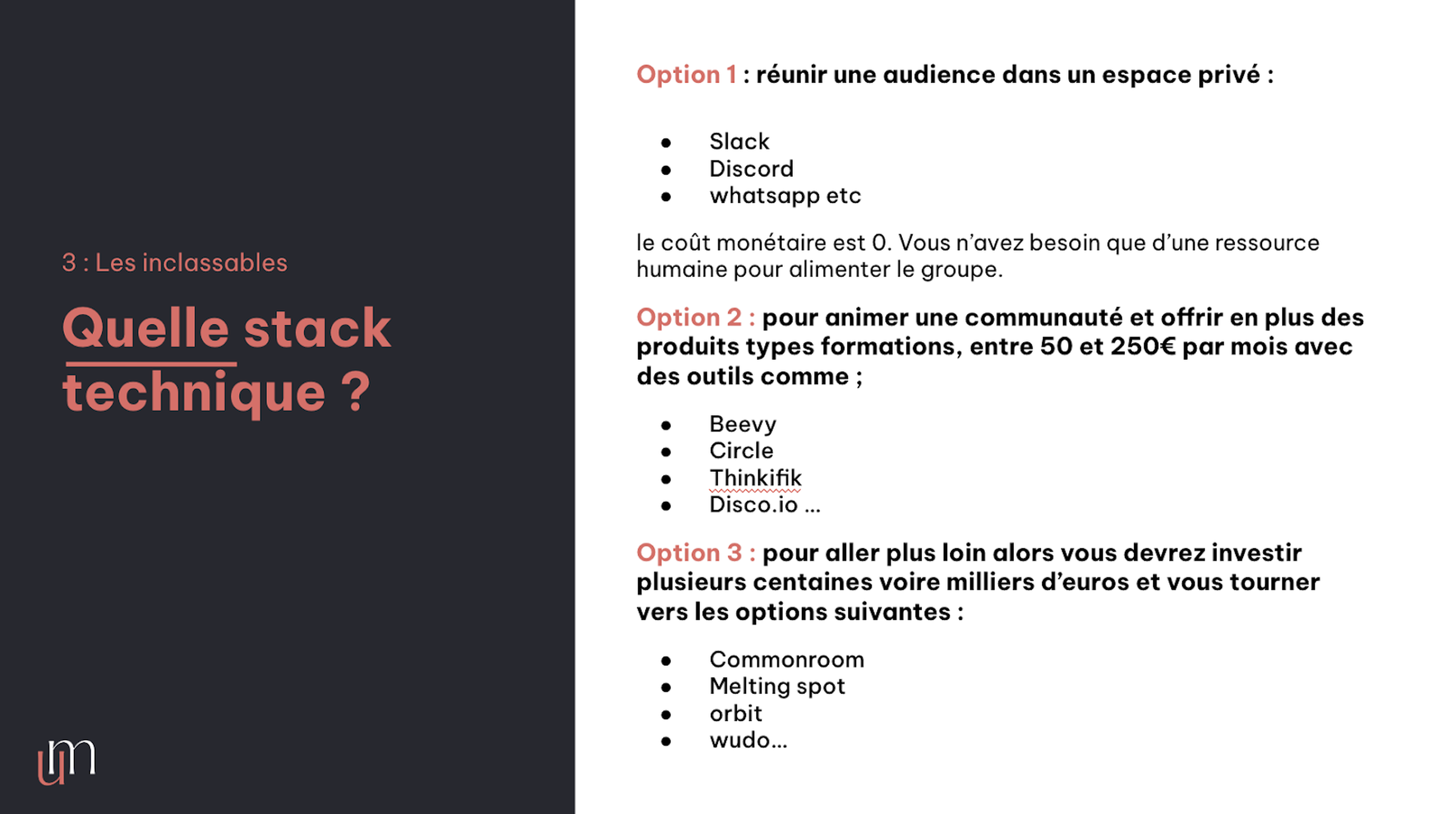 Stack technique : sélectionner ses outils