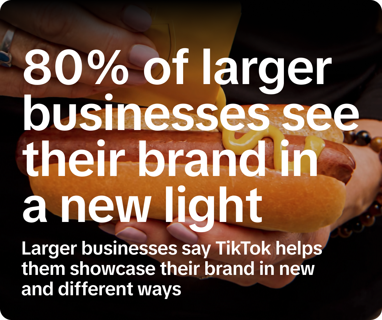 80% of larger businesses see their brand in a new light