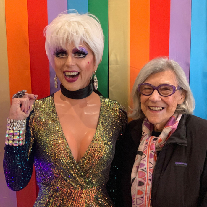 Coterie resident with Drag Queen