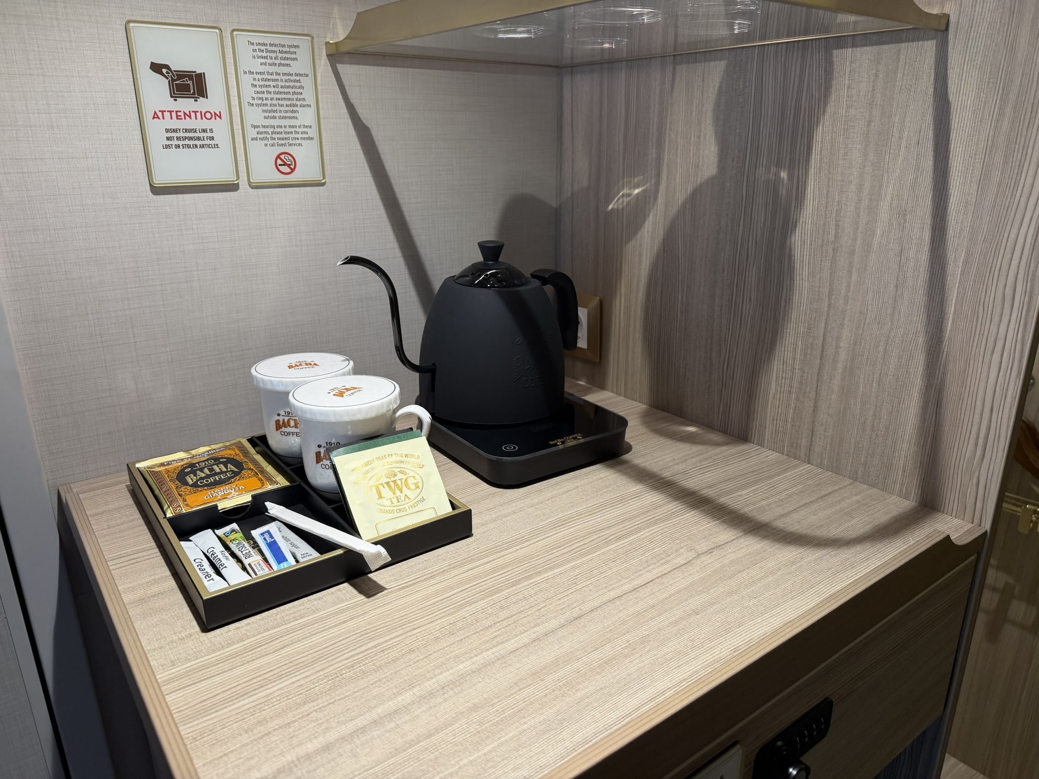 Adventure Stateroom Coffee Station