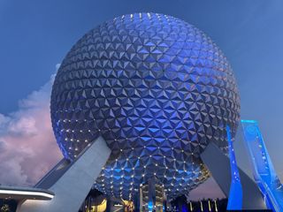 Epcot Evening Space Ship Earth