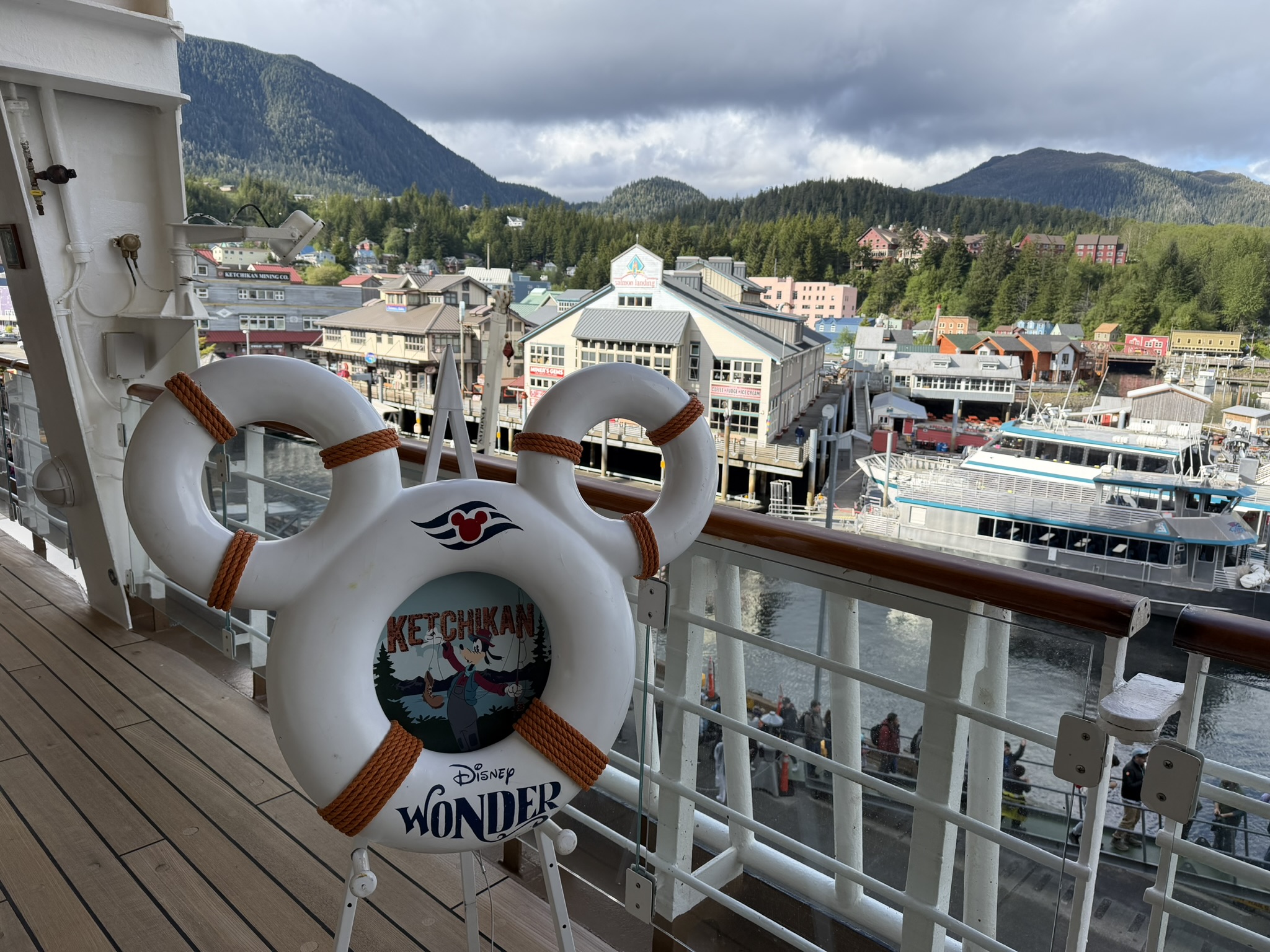 wonder alaska ketchikan from the ship
