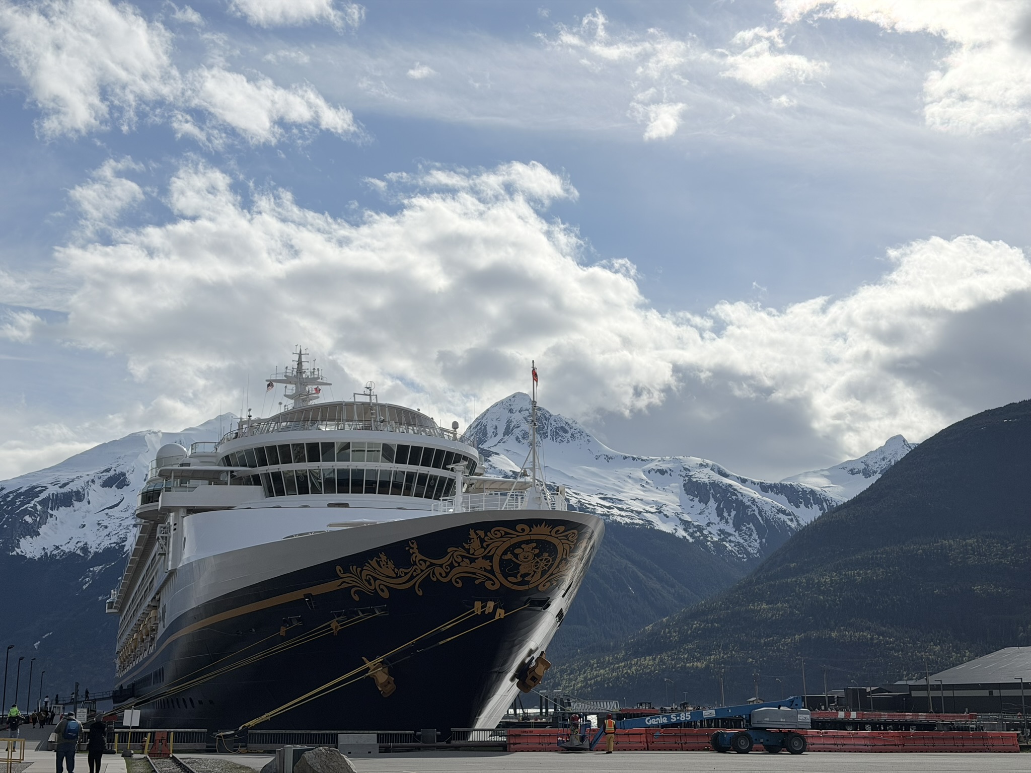 Wonder Alaska at Skagway port