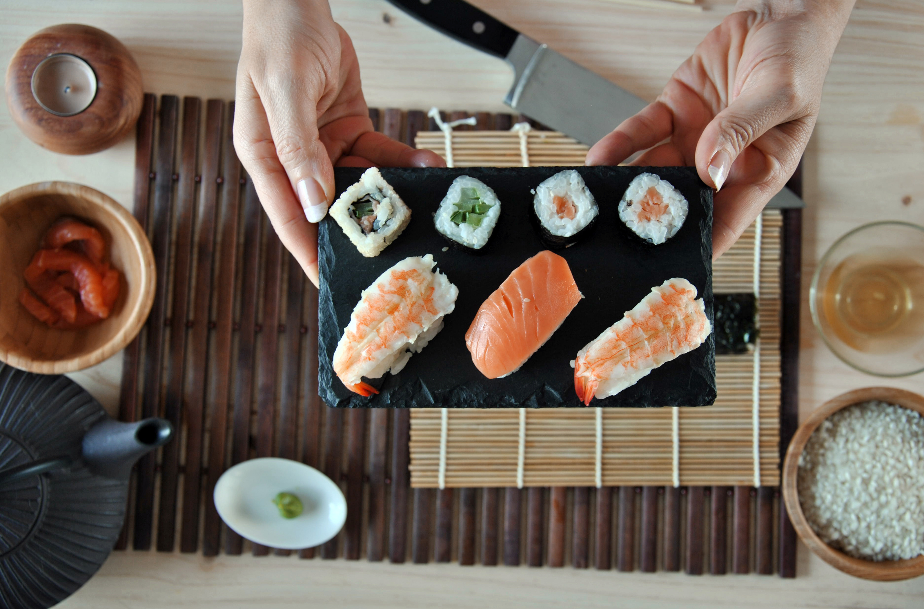 Sushi making