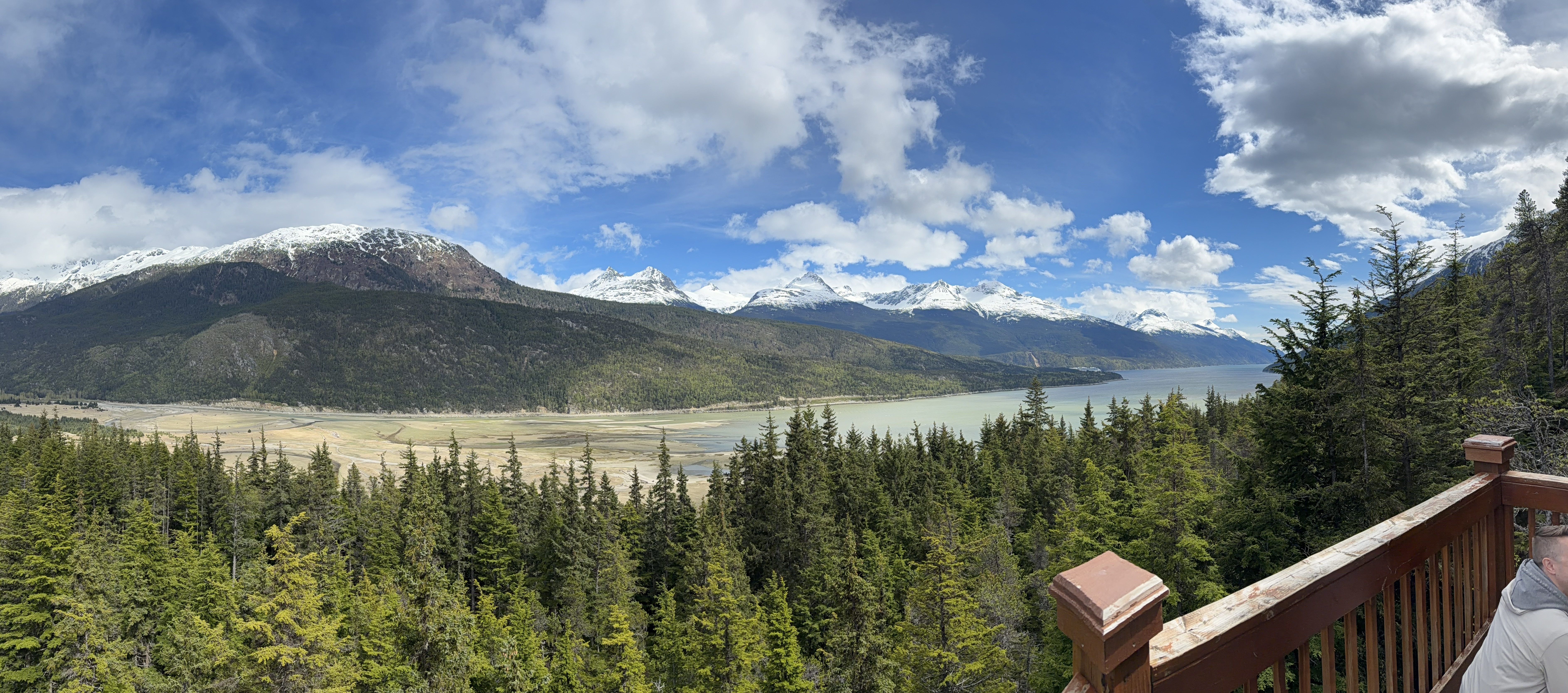 wonder alaska view from view point in skagway dog sled tour