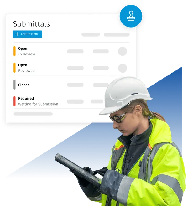 Construction Project Management Software for construction submittals