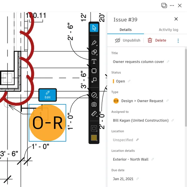 Document Management for Construction design review tools.