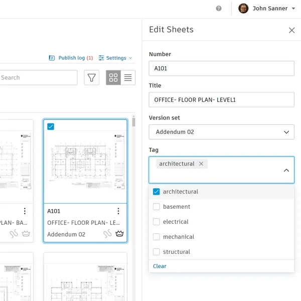 Construction Drawings Software with Editor.