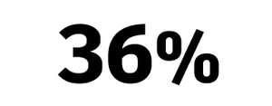36 percent