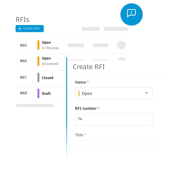 Construction Project Management Software for Construction RFIs