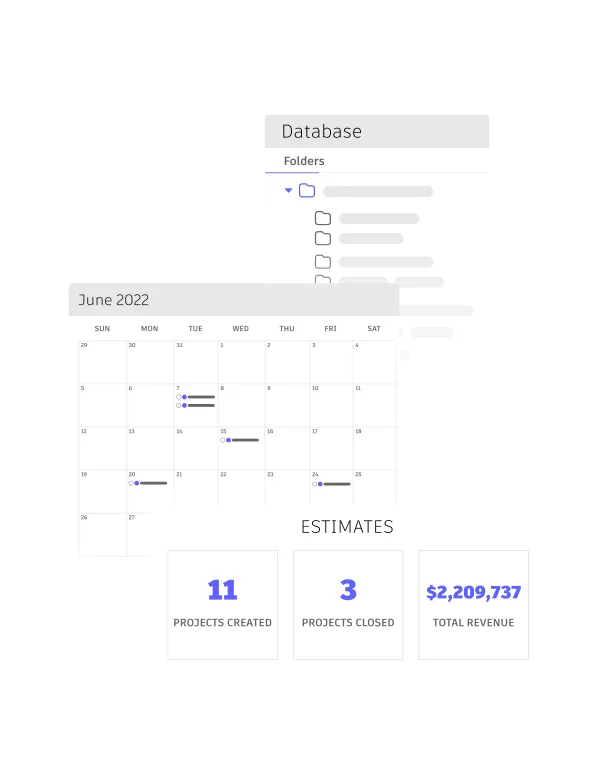 Keep track of bid invites, job walks, due dates, and more with the online bid board for subcontractors.