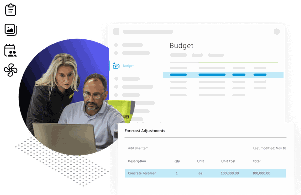 Building owners using construction software