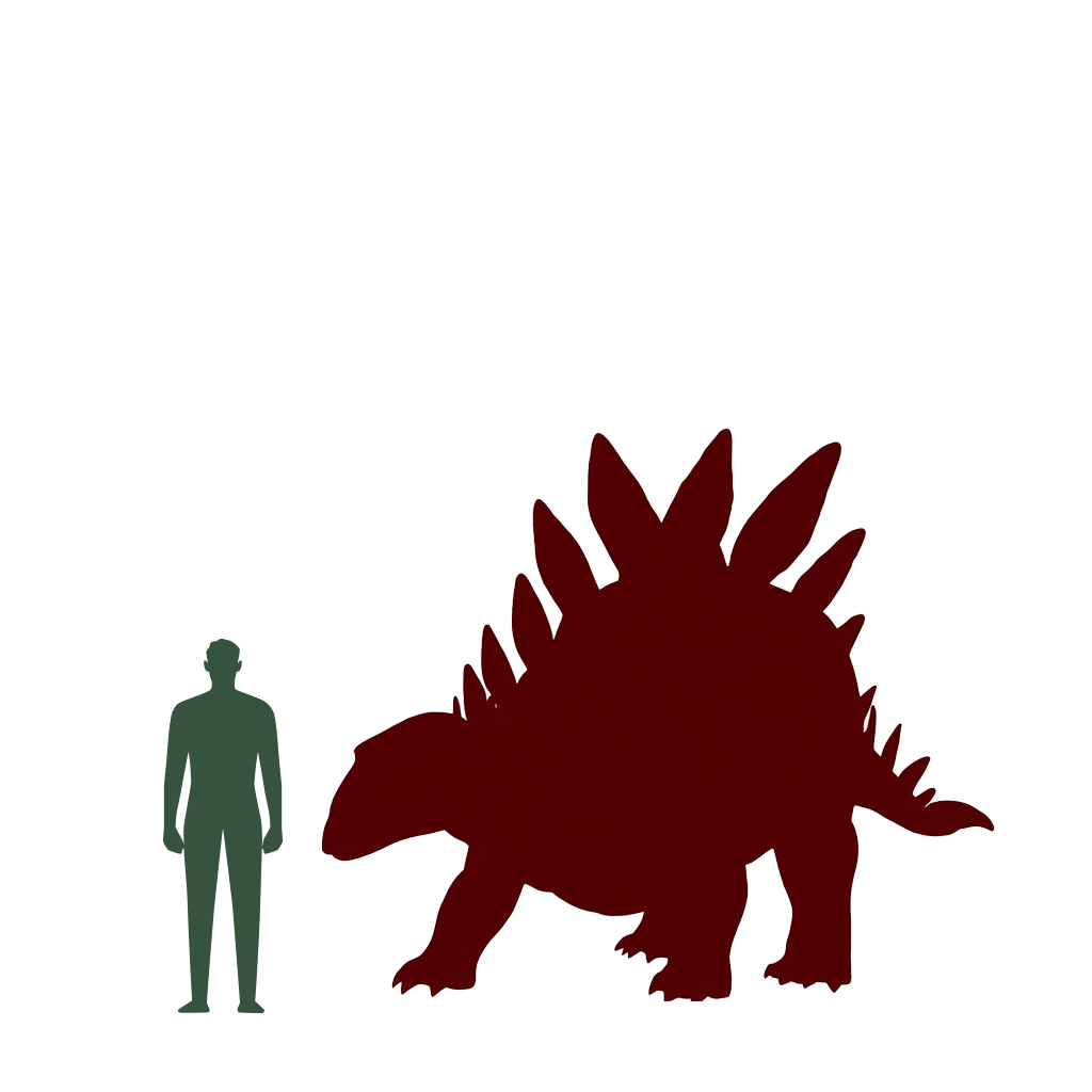 Size Comparison of Dino to a human