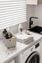 Laundry with Inabox modular container for storage and organisation