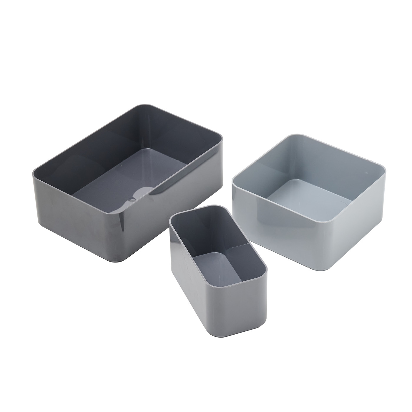 Inabox Stackable Organiser Small Set Neocon Minimal colour Product spread photo