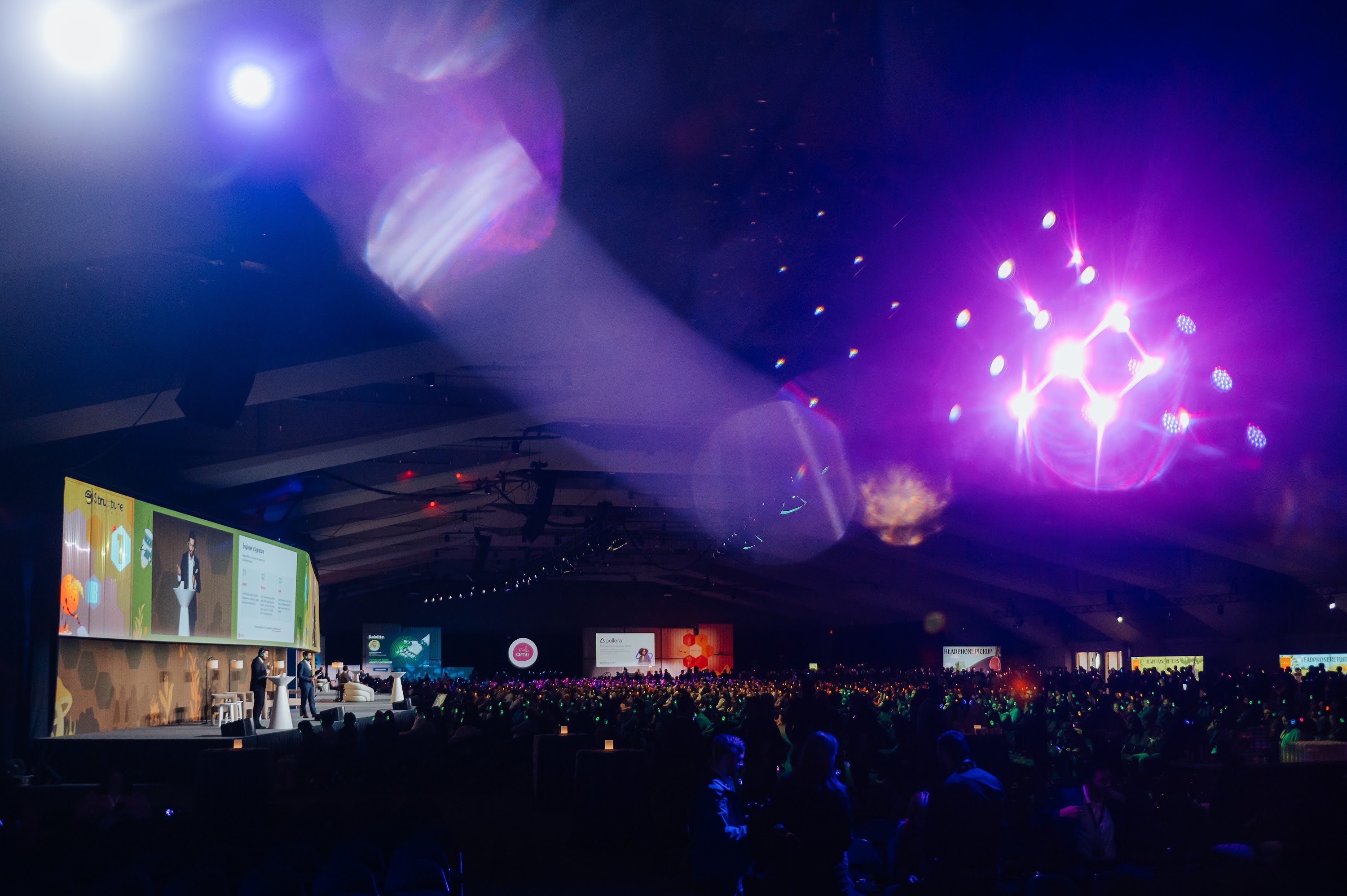 Wide view of the Upper Bound 2026 conference hall and general conference audience