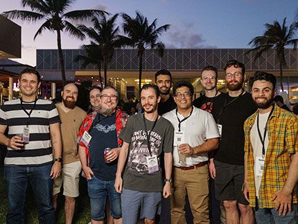 Engineers at the all-hands meeting