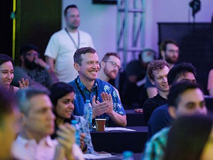 General session at the all-hands meeting