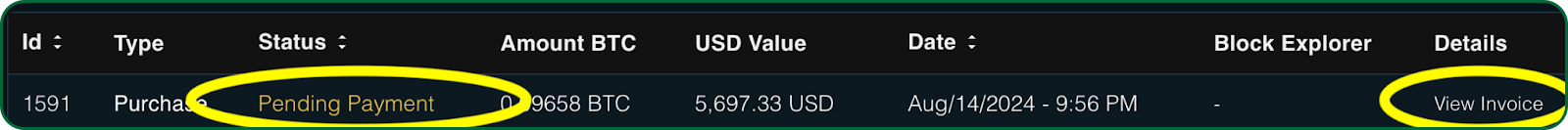 purchase confirmation email