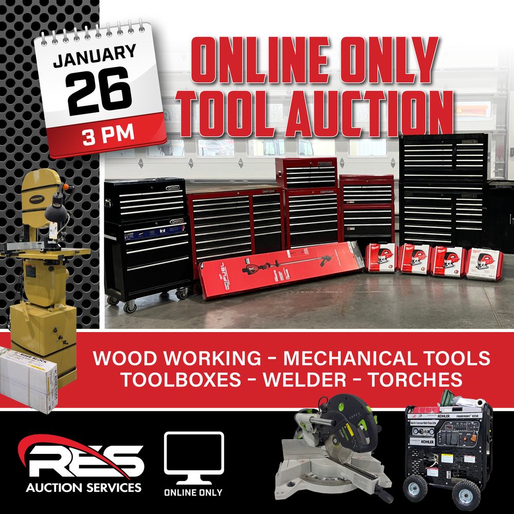 Past Auction Record: Online Only Tool Auction in Wooster, OH (Jan. 26 ...